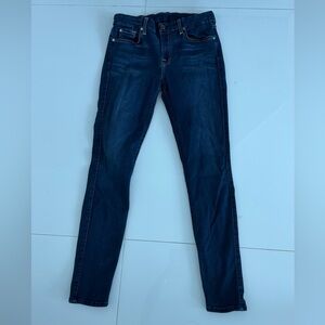 7 For All Mankind Dark Blue Skinny Jeans